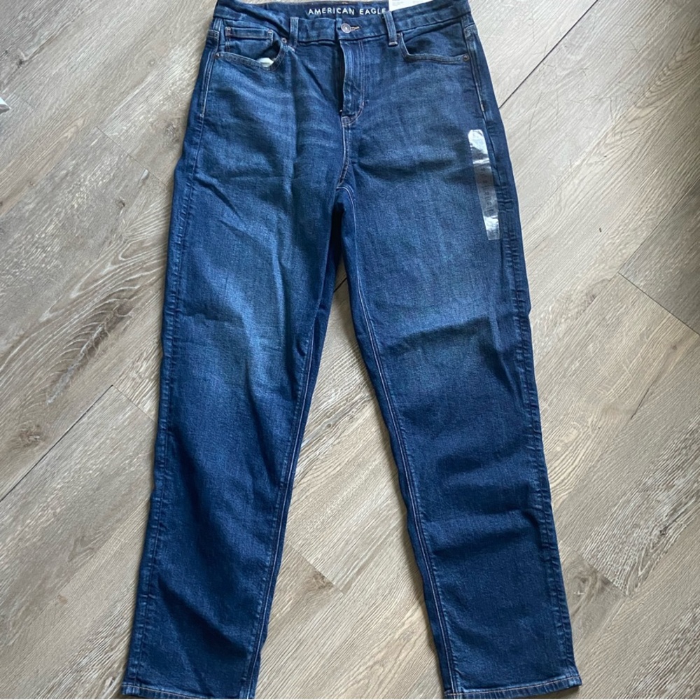 NWT American Eagle Curvy Mom Jeans 10 Long